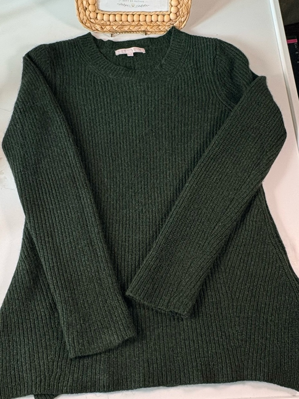 🌲 The Cashmere Project Forest Green Olive
100% Cashmere Rib Knit Sweater M - Picture 3 of 8
